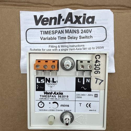 Vent axia timespan controller - axia,