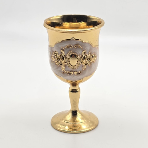 Gold purple decorative glass - purple,