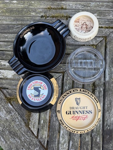 Guiness ash trays various - guiness,