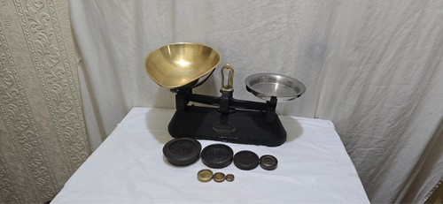 Vintage black metal brass - metal, &