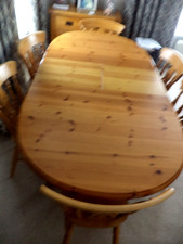 Large Extendable pine Dining