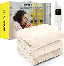 MONHOUSE HEAT-27 Heated blanket 200x150 cm Double - ( Beige)