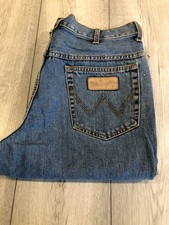 MEN'S WRANGLER OHIO JEANS 34" WAIST X 30" - BLUE..