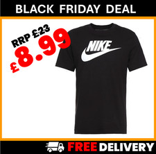 Nike Sportswear Icon Futura  T-Shirt – Black/White – 100% Cotton - Men’s XL