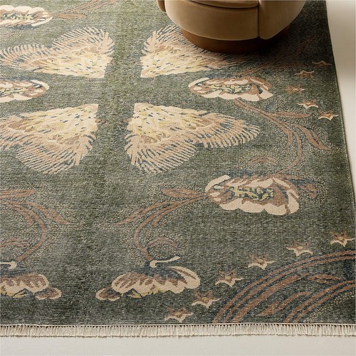 Ardito hand knotted green - ardito, hand-knotted