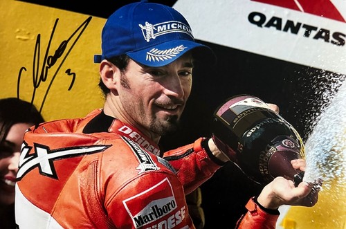 Max biaggi hand signed - biaggi,