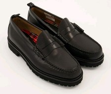 G.H Bass Weejuns x Fred Perry Penny Loafers - Black - UK 6/39BNWTS
