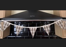 Beige & Cream Tartan Bunting -