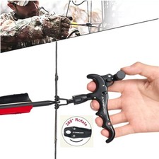 Compound Bow Release Aid Adjustable Can Rotate 360° Thumb Release 4 Finger Grip