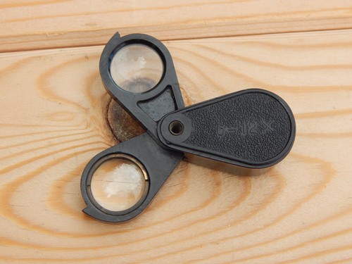 Glass loupe magnifier - x,