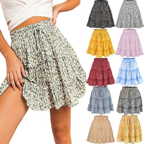 Lady high elastic waist - elastic, floral