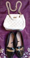 BARGAIN BUNDLE ATTRACTIVE LADIES SHOULDER HAND BAG AND SIZE 3/36 SHOES ⭐⭐⭐⭐⭐