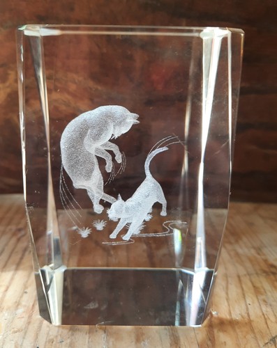 Cat kitten laser etched - kitten,