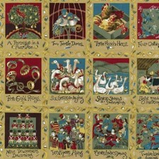 12 Days Christmas Fabric