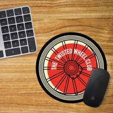 Twisted Wheel Round Mouse Mat