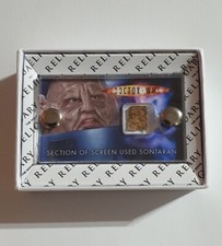 TV Prop Display Screen Used Sontaran Costume piece  with COA Doctor Who