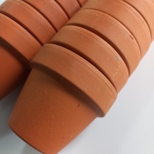 Terracotta clay plant pots mini horticulture lot 10 Lithops succulent German 5cm