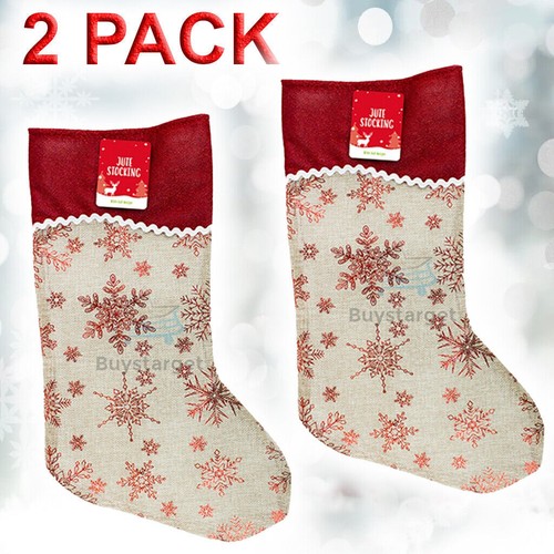 Jute hessian christmas - 🎅2x,