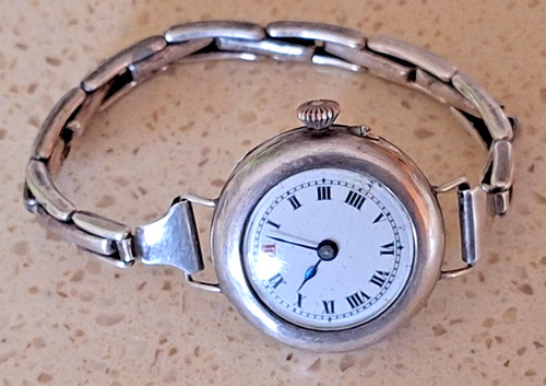 Swiss silver trench - trench, wristwatch