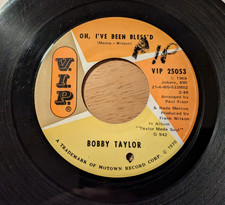 BOBBY TAYLOR - Oh, I've Been Bless'd / Blackmail 7" 1970 USA V.I.P NORTHERN SOUL