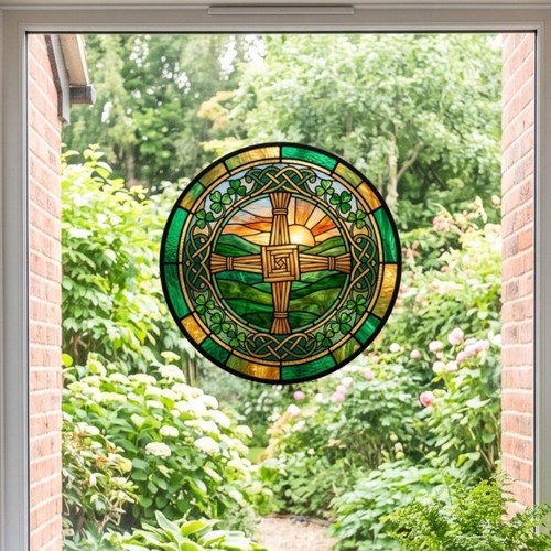 Brigid cross stained - cross,