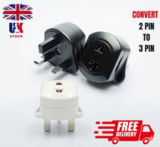 2 Pin to 3 Pin UK Battery