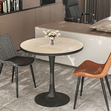 Modern Bistro Table Round Tulip Dining Table for Dining Room Kitchen Living Room