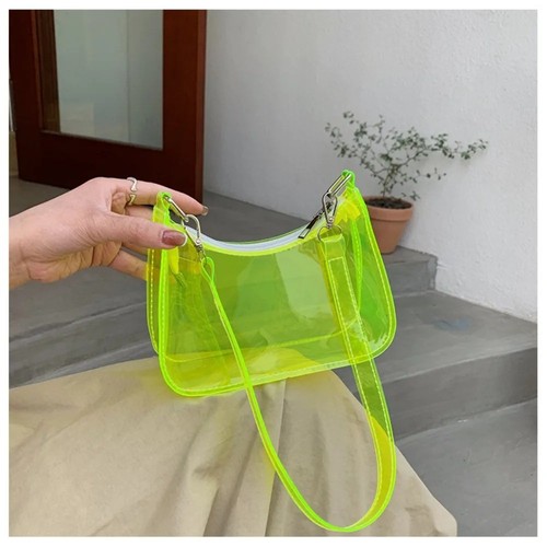 Transparent underarm bag - bag, pvc