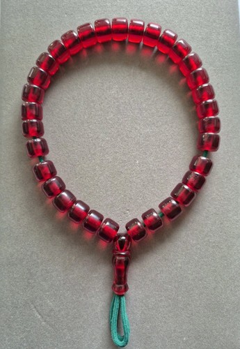 Vintage cherry amber bakelite - cherry,