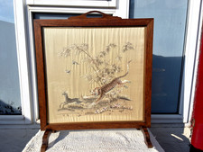 LARGE VINTAGE WOOD & ASIAN