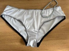 womens satin underwear ~ navy