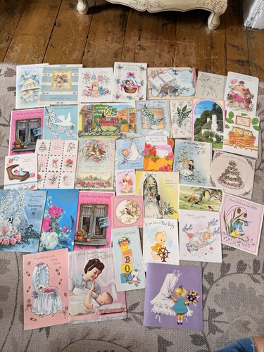 Vintage greeting cards - 30+,
