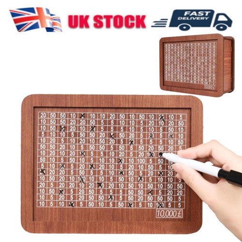 Cash vault wooden savings box - vault,
