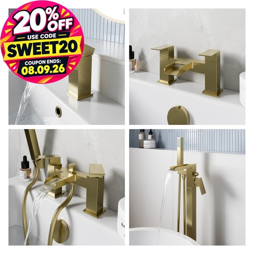 Waterfall bathroom taps - waterfall,