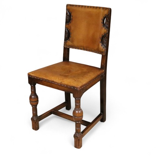 Vintage oak tan leather - &,