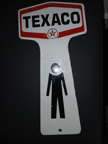 Vintage texaco mens enamel - vintage,