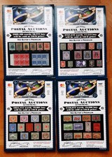 4x Universal Philatelic Auctions Catalogues Vol 43-  46 Stamp Books 2011 - 2012