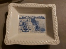 Shredded Wheat Dish Vintage Commemorative 100 Year Ceramic Bowl 1892 - 1992