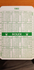 Rolex Calendar 1983/1984 green