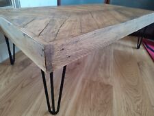 Reclaimed wood Herringbone Coffee Table