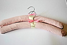 Coat hangers x2 Hand sewn padded in vintage Laura Ashley fabric 'Sycamore' NEW