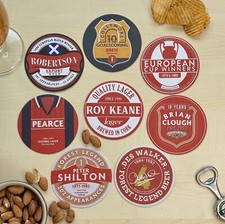 Nottingham Forest Football Beer Mat Coasters - The Perfect Gift (8-pack)