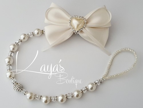 Keepsake bow pearl heart - keepsake, heart*