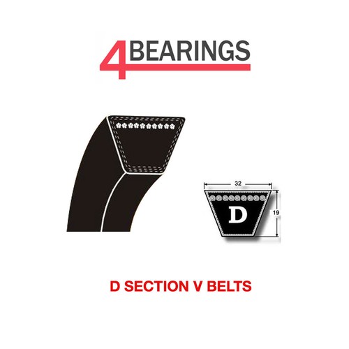 Section belt sizes d90 - belt,