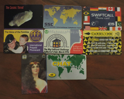 Assorted phonecards - 8,