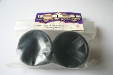 HPI F5 Type Black Front Wheels For Rush Associated / Losi Trucks - 3041 