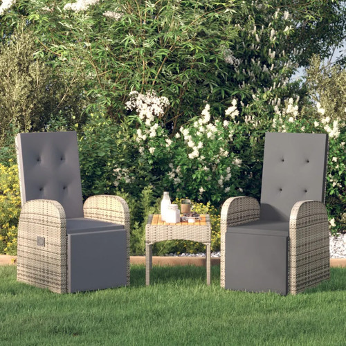 Walplus grey poly - walplus, rattan