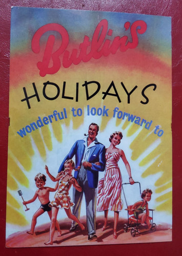 Butlins holiday camp postcard - butlins,