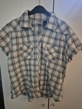 Harley Davidson Womens XL snap down blouse embroidery on the back