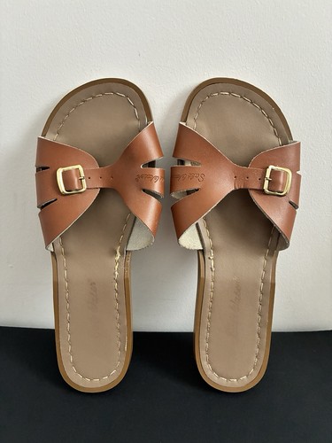 Salt water brown leather - brown,
